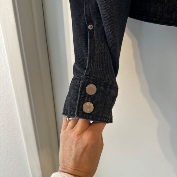 NWOT Tia Cozy Denim Jacket - Picture 10 of 11